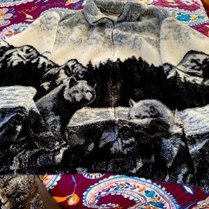 Jacket Wildlife Fuzzy n Warm
